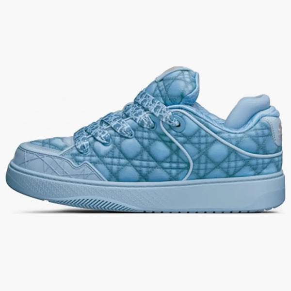 Dior B9S Skater Erl Blue Kumo Cannage Satin