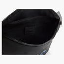 Dior X Kaws Belt Bag Blue Logo Nylon Black