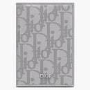 Dior Bi-fold Card Holder Oblique Galaxy Gray