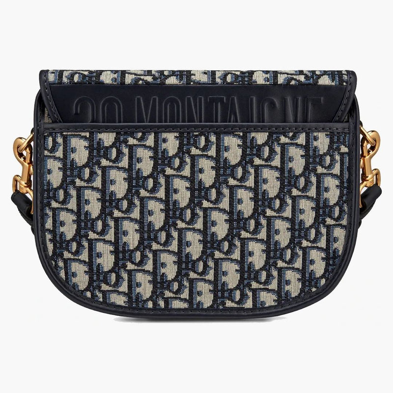 Dior Bobby Bag Medium Dior šikmý Jacquard Blue