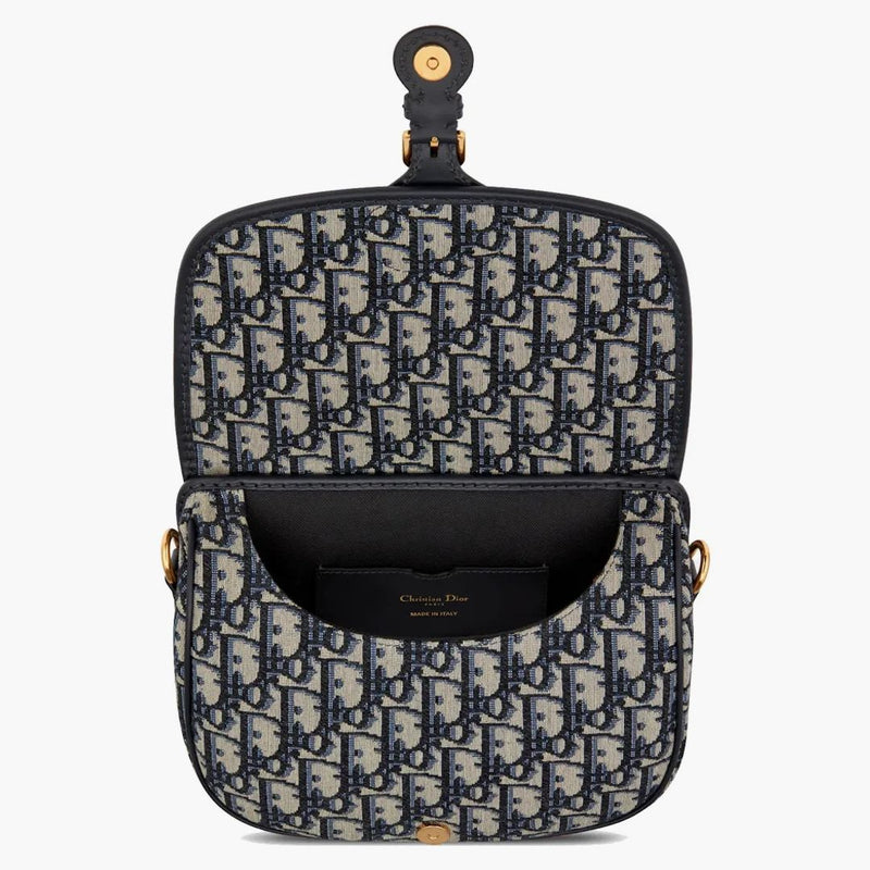 Dior Bobby Bag Medium Dior šikmý Jacquard Blue