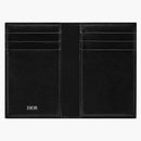 Dior Card Holder Bi-Fold Oblique Jacquard Beige/Black