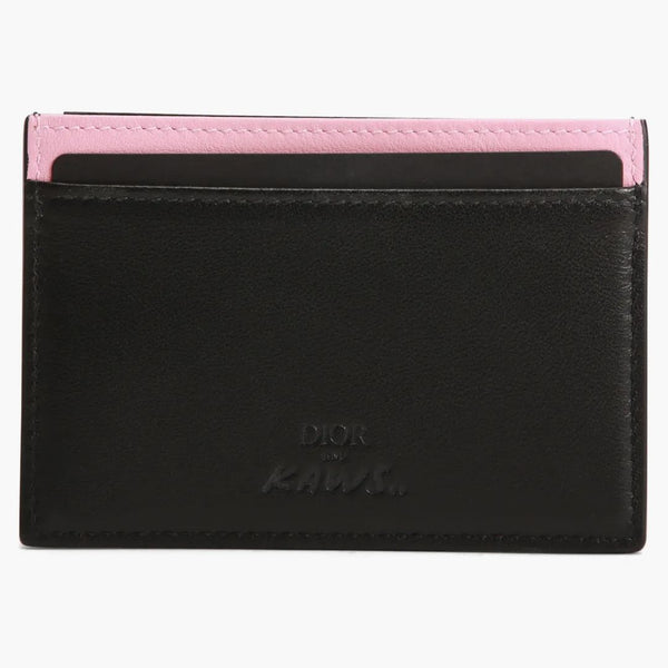 Dior X Kaws korthållare rosa bin svart