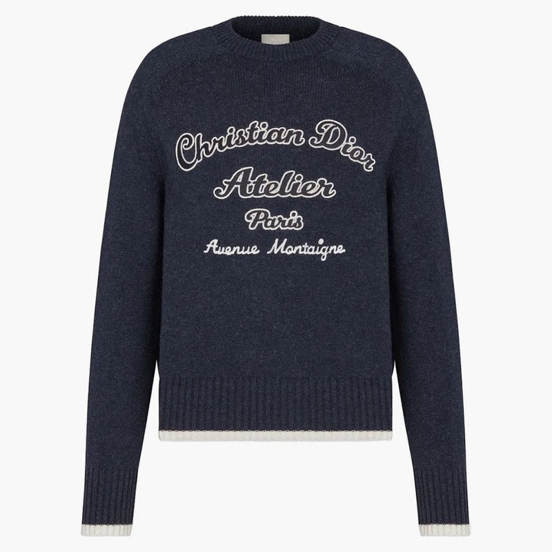 Dior "christian Dior Atelier" Sweater Blue White