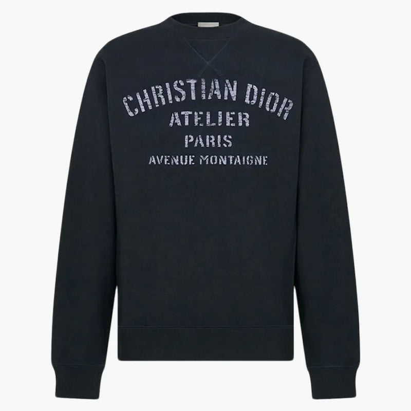 Dior "Christian Dior Atelier" sudadera azul marino