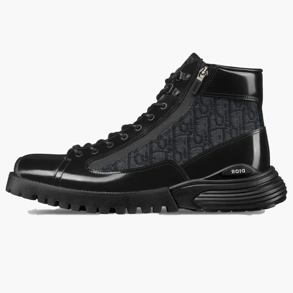 Dior Combat Ankle Boot Black