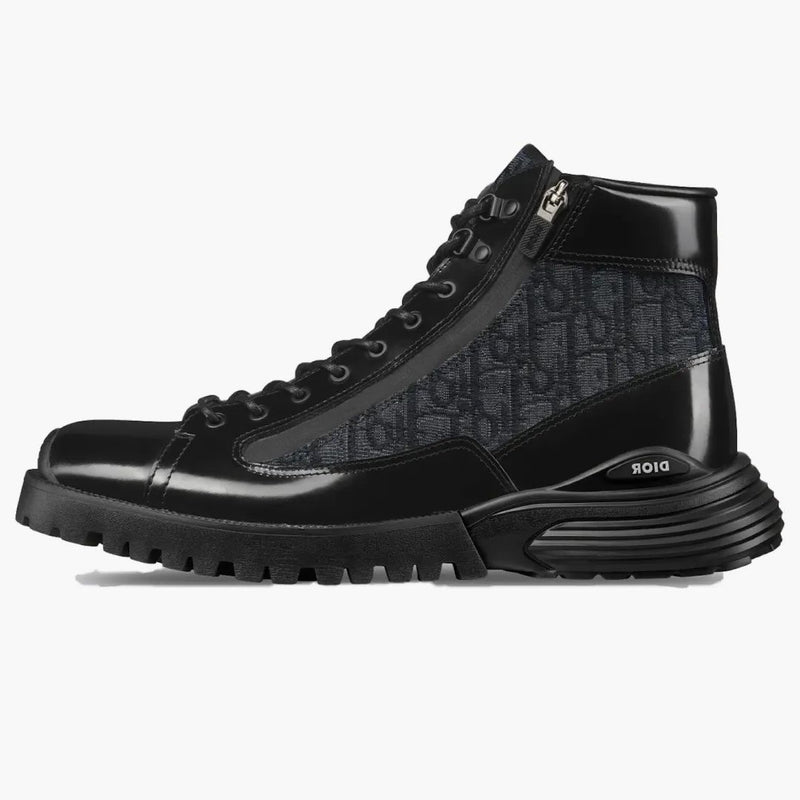Dior Combat Ankle Boot Black