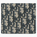 Kompaktní peněženka Dior Beige a Black Dior šikmý Jacquard