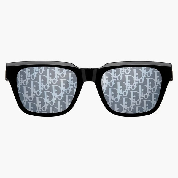 Dior DIORB23 S1I Solglasögon Black/Dior Jacquard Oblique Blue