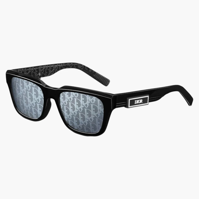 Dior Diorb23 S1i Sunglasses Black/dior Jacquard Oblique Blue