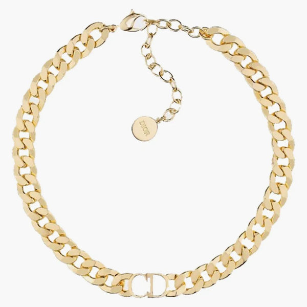 Dior Danseuse Etoile Choker Necklace Gold Finish