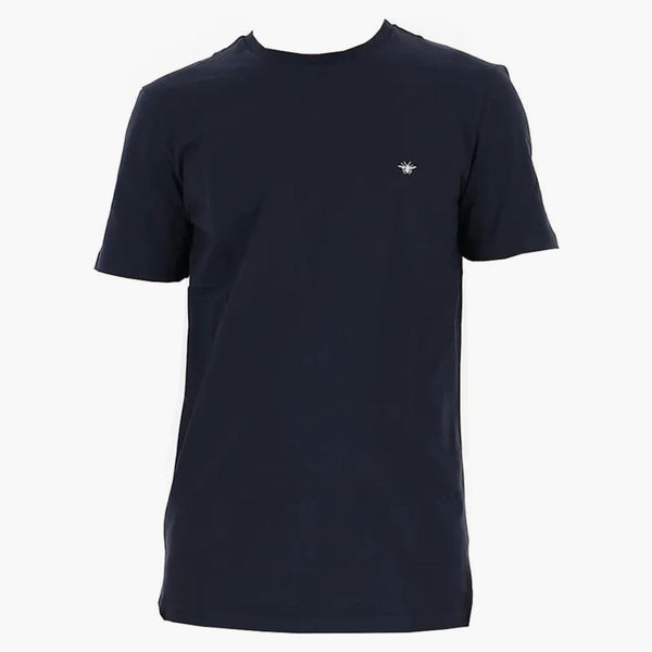 Dior Dior Bee Embroidered T-shirt Navy/white