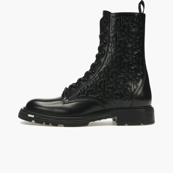 Dior Explorer 2 Boots Black Dior Oblique Embossed