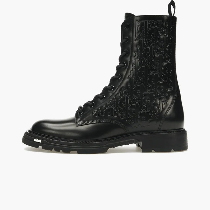Dior Explorer 2 Boots Black Dior Oblique Embossed