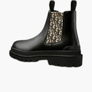 Dior Explorer Chelsea Boot Black Beige Black Dior Oblique Motif