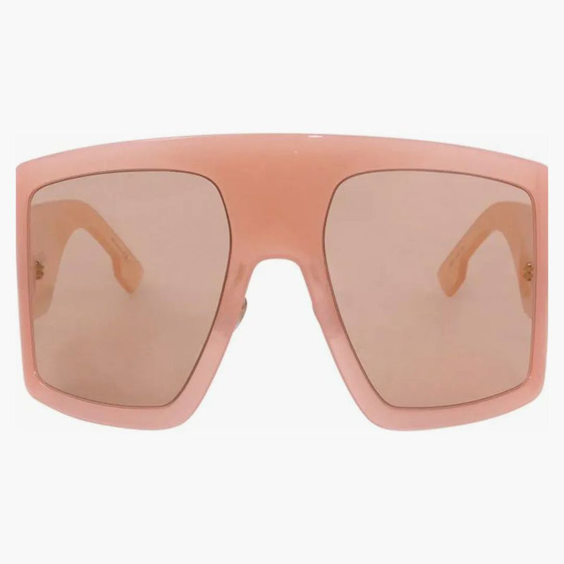 Dior Nude/Brown Dior Fashion Square Occhiali da sole nudo/marrone