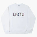 Dior Floral Logo Crewneck White