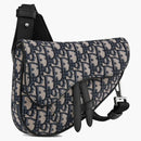 Dior Mini Saddle Bag Oblique Jacquard Beige/Black