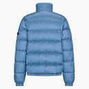 Dior Oblique Down Jacket Light Blue Technical Jacquard