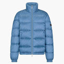 Dior Oblique Down Jacket Light Blue Technical Jacquard