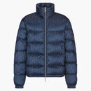 Dior Oblique Down Jacket Navy Blue Technical Jacquard