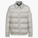 Dior Oblique Quilted Jacket Gray Technical Jacquard