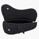 Dior Saddle Bag Oblique Jacquard Black