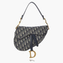 Dior Oblique Saddle Bag Blue