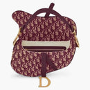 Dior sned sadelväska vinröd