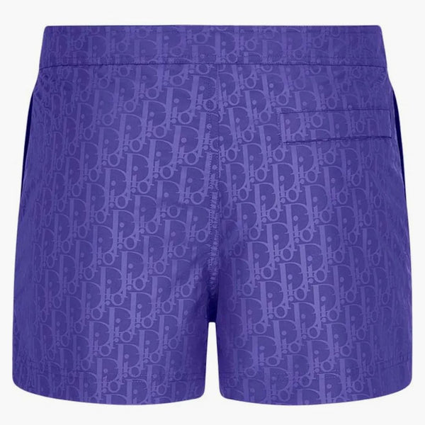Dior Oblique Short Swim Shorts Bleu