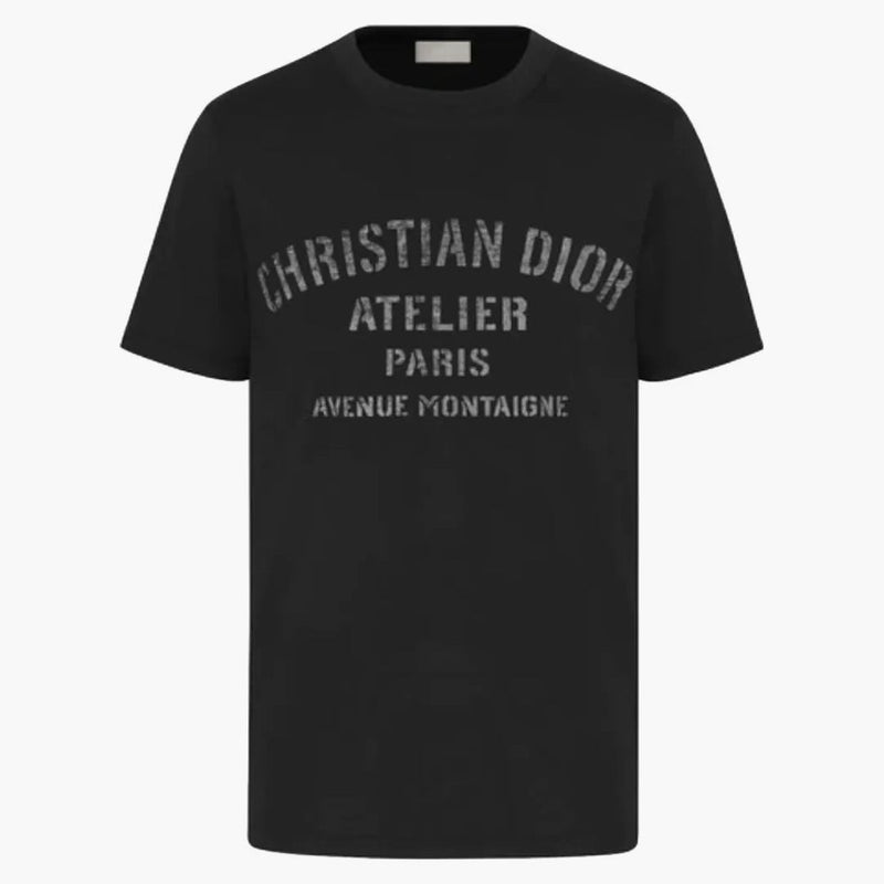Dior Oversized "christian Dior Atelier" T-shirt Black