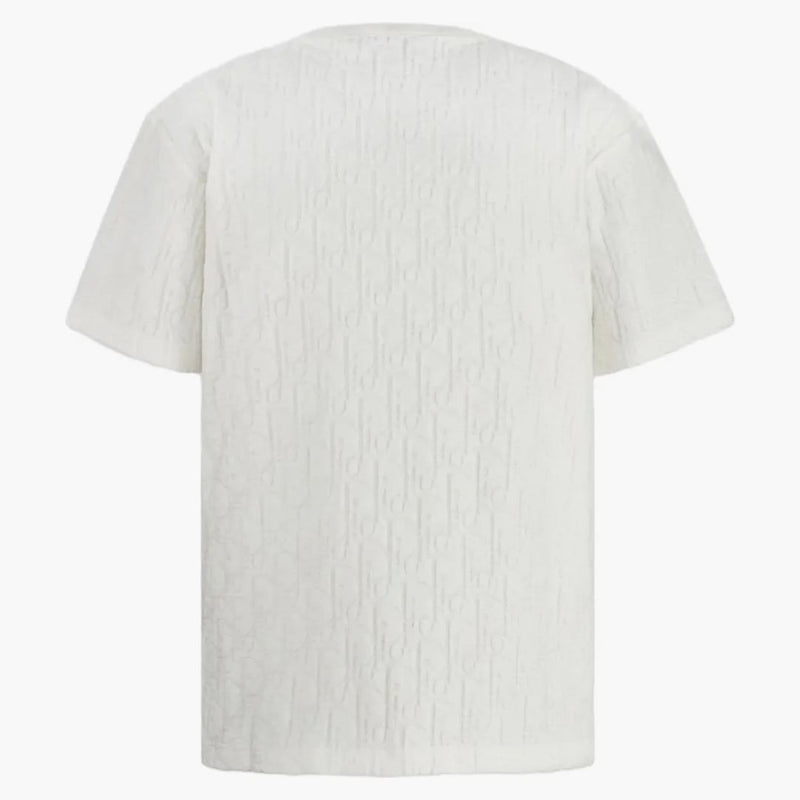 T-shirt obliqua oversize di Dior bianco