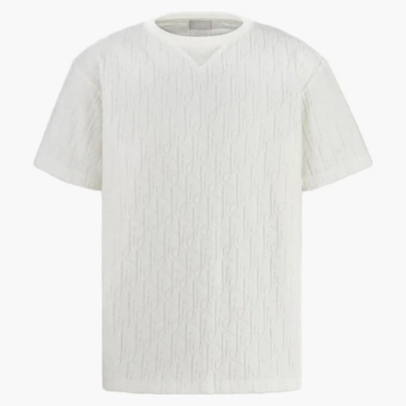 T-shirt obliqua oversize di Dior bianco