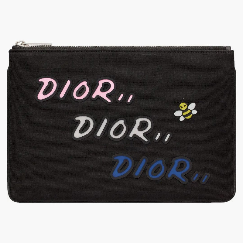 Dior X Kaws påse nylon svart