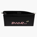 Dior x Kaws Pouch Pink Logo Nylon Black