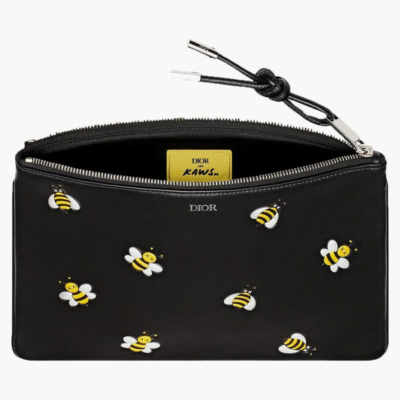 Dior x kaws marsupio api gialle nere