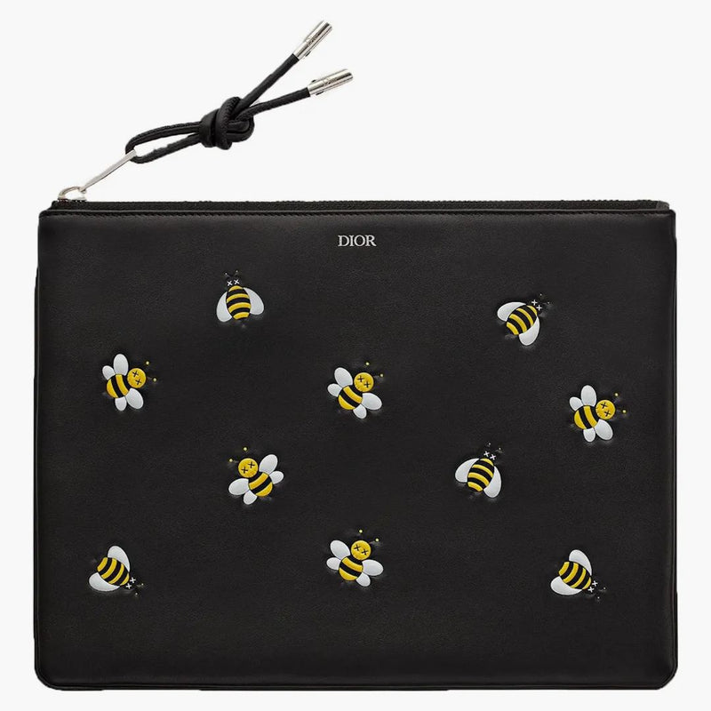 Dior x kaws marsupio api gialle nere
