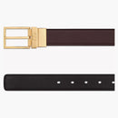 Dior Reversible Smooth Calfskin Leather Belt Brown/Black