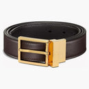 Dior Reversible Smooth Calfskin Leather Belt Brown/Black