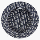 Dior Reversible Teddy-D Small Brim Bucket has Oblique Blue