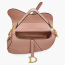 Dior Saddle Grained Calfskin Medium Blush