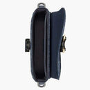 Dior Saddle Pouch with Strap Denim Blue