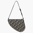 Dior Saddle Rodeo Pouch Blue Dior Oblique Jacquard