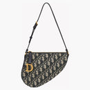 Dior Saddle Rodeo Pouch Blue Dior Oblique Jacquard