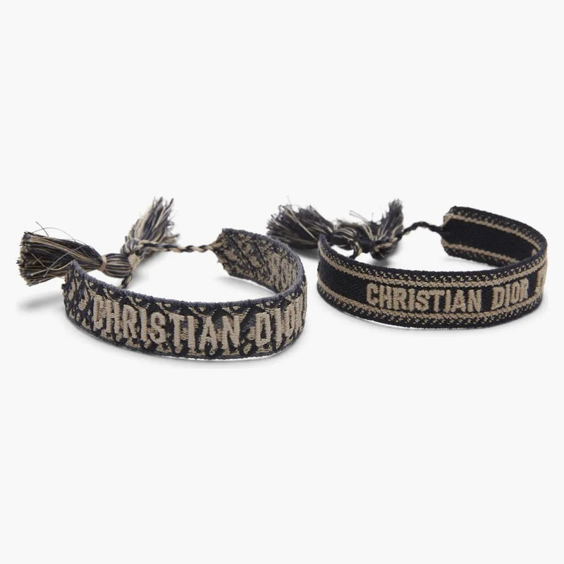 Dior -uppsättning av J'Adior -armband vävda marin
