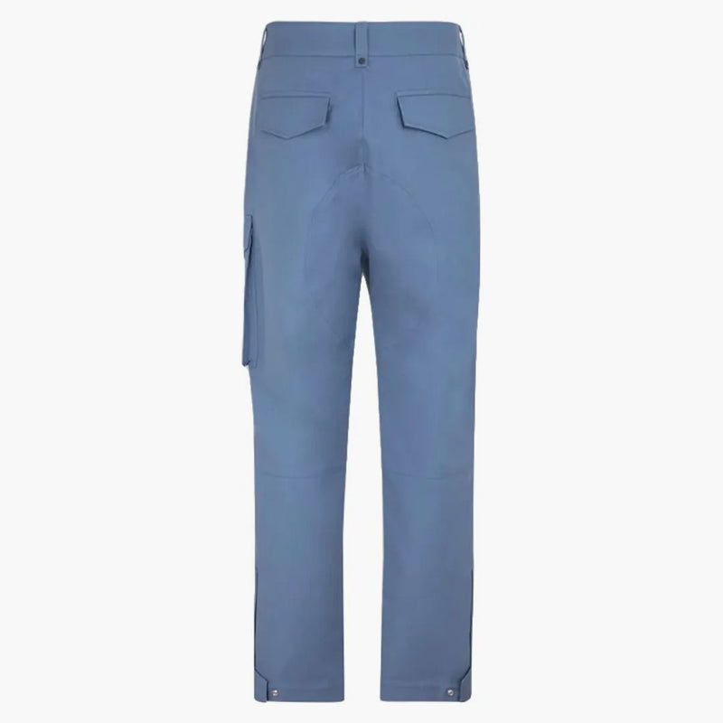 Dior rem detaljerade lastbyxor mörkblå