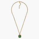 Dior Tears Pendant Necklace Gold/Malachite