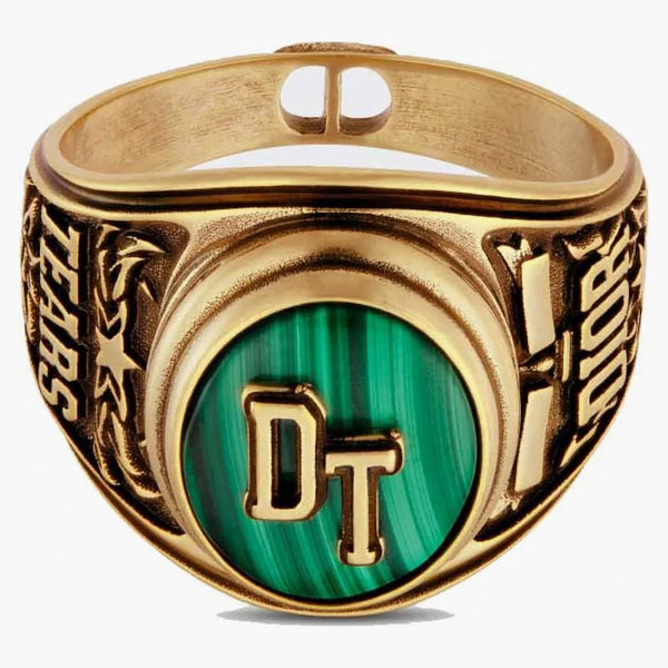 Dior Tears Ring Gold/Malachite