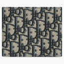 Dior plånbok beige och svart dior sned jacquard