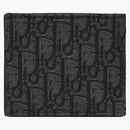Dior Wallet Black Dior Oblique Jacquard